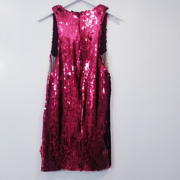 Revolve NBD Sequins Mini Cocktail Dress Christmas Holiday Disco - Picture 5 of 12